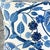 Vintage Costal Blue Floral Down Throw Pillow For Sale In West Palm - Image 6 of 14