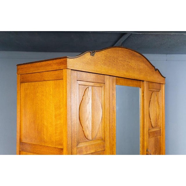 Vintage Wardrobe with Mirror For Sale - Image 5 of 18