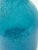 Art Glass Tall Vase: Vintage Mid Century Cerulean Periwinkle Blue Crackle With Lovely Texture For Sale - Image 4 of 4