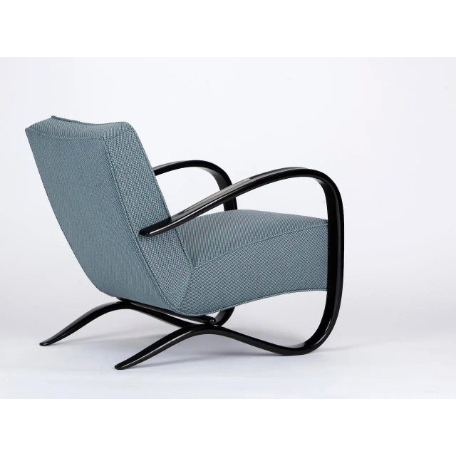 Art Deco Model H 269 Lounge Chair by Jindřich Halabala for UP Závody, 1930s For Sale - Image 6 of 8