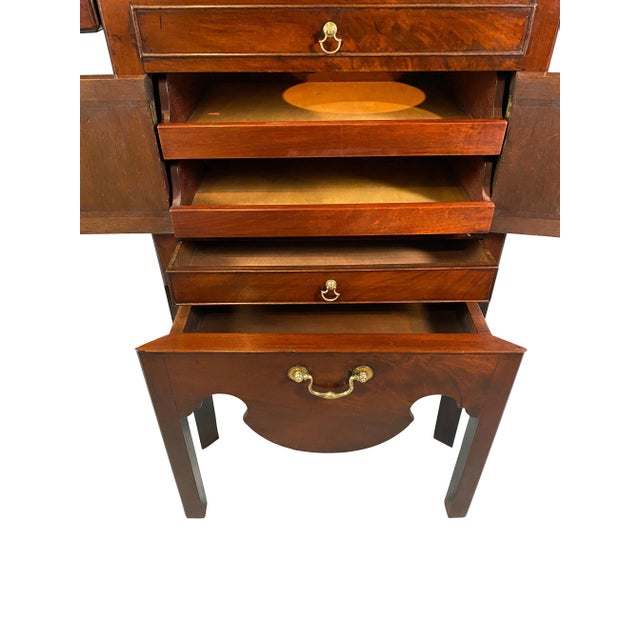 George III Mahogany Beau Brummel For Sale - Image 9 of 13