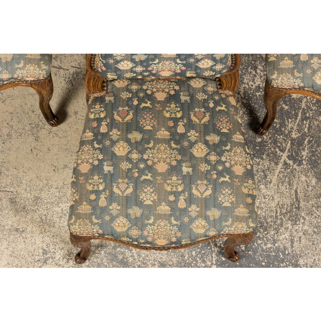 Set of 12 Late 19th Century French Provincial Louis XV Oak Dining Chairs For Sale - Image 4 of 18