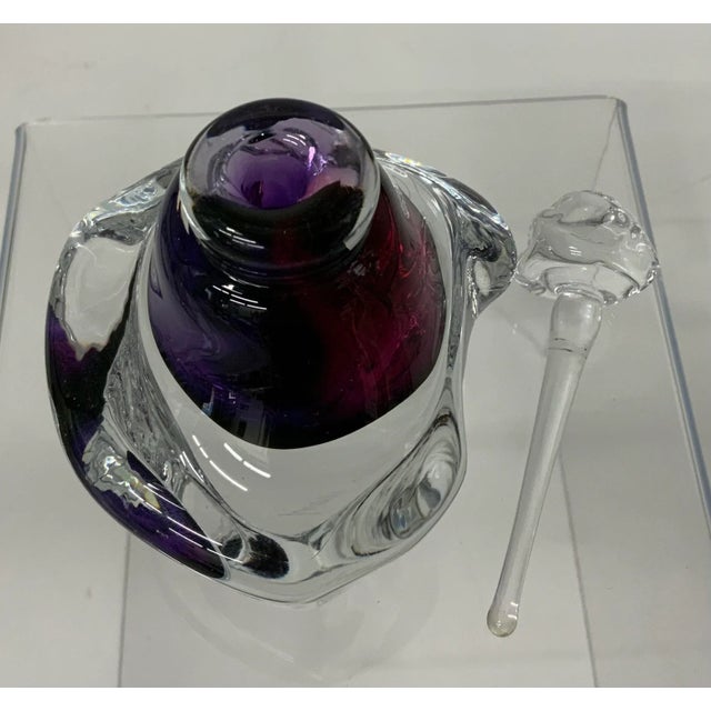 Vintage Leon Applebaum Art Glass Parfumé Bottle For Sale - Image 11 of 13