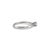 Ladies 10k White Gold Lab Grown Diamond Cathedral Engagement Ring, Size 7 For Sale In Houston - Image 6 of 7