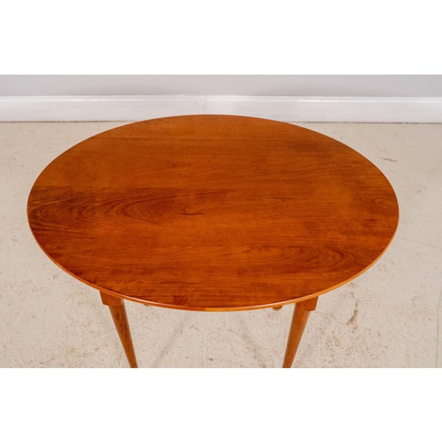 Primitive Country Style Cherry Occasional Table For Sale - Image 4 of 9