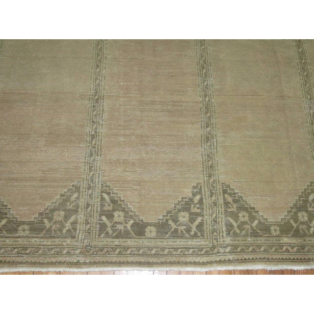 Islamic Antique Zabihi Collection Turkish Oushak Rug For Sale - Image 3 of 10