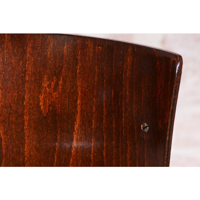 Bauhaus Chairs in Beech by R. Slezák, 1930s, Set of 2 For Sale - Image 9 of 11