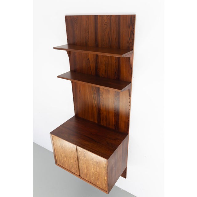 Danish Modern 1-Bay Walnut Modular Wall Unit by Poul Cadovius for Cado, 1960s For Sale - Image 9 of 18