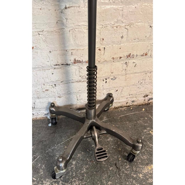 Antique White Vintage Adjustable Mannequin on Wheels For Sale - Image 8 of 9