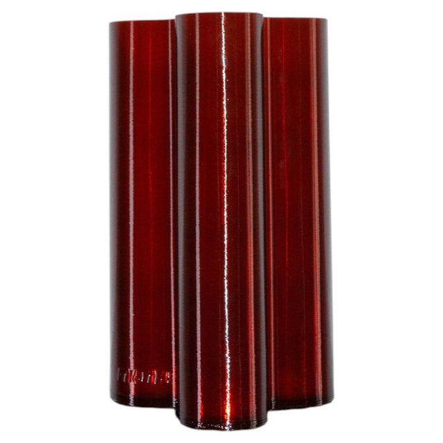 Tall Amber Splash Vase by Mana For Sale - Image 17 of 17
