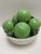 Kelly Green Vintage Ceramic Bowl of Green Apples For Sale - Image 8 of 9
