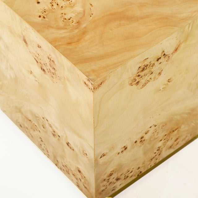 Featuring richly textured clear polished burl veneer with a medium polished finish that highlights its naturally occurring...