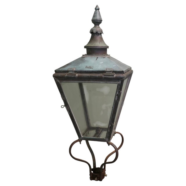 Copper Large Victorian Copper Lantern For Sale - Image 8 of 8