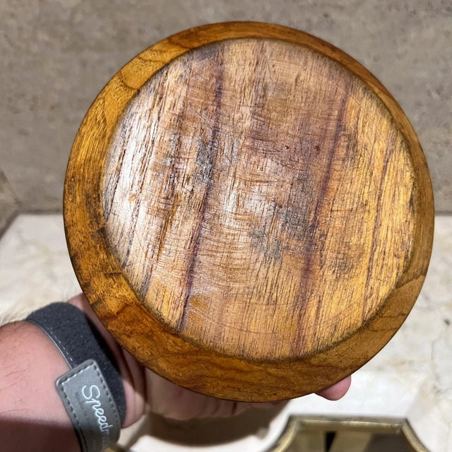 Wood 1960s Style of Dansk Small Teak Serving Bowl For Sale - Image 7 of 7