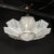Art Deco Frosted Glass Cubist Geometric Detail & Fluted Chandelier Signed Leleu For Sale - Image 11 of 18