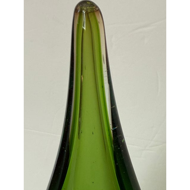 Mid 20th Century Murano Sommerso Teardrop Sculpture For Sale - Image 5 of 12