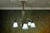 Art Deco French Bronze and Frosted White Glass Six-Light Chandelier, 1930s For Sale - Image 13 of 18