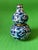 This is a charming vintage cloisonné enamel double-gourd vase, a classic form symbolizing longevity and prosperity....