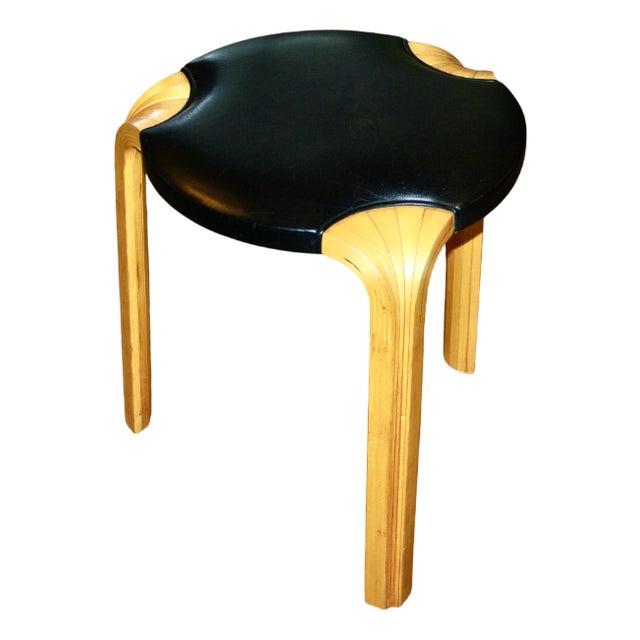 X600 Stool in Birch by Alvar Alto for Artek, 1960s For Sale