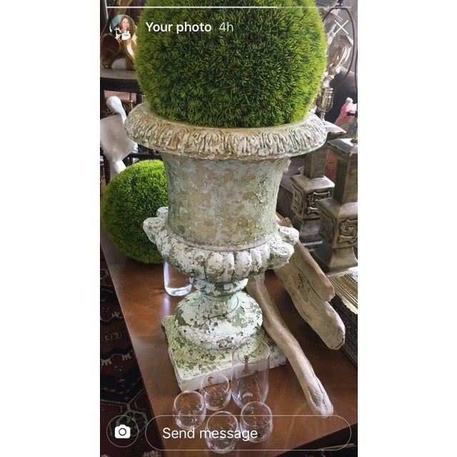 Vintage Terra-Cotta Urn For Sale - Image 9 of 10