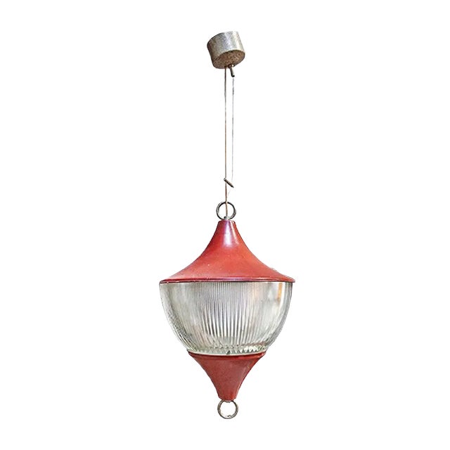 Industrial Ceiling Lamp by Sergio Mazza, Italy, 1960s For Sale