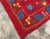 1980s Vintage Red Suzani Square Table Cloth For Sale - Image 5 of 6