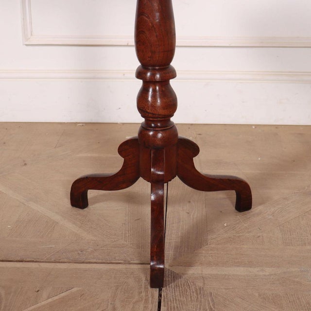 Vintage English Occasional Lamp Table For Sale - Image 4 of 8