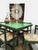 Green Vintage Wooden Dining Set, 1970s, Set of 7 For Sale - Image 8 of 8