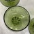 Vintage Sasaki Coronation Avocado Green Crystal Wine and Champagne Glasses - Set of 8 For Sale - Image 4 of 4