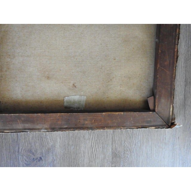 Early 20th Century Ww1 Soldier Portrait Painting For Sale - Image 11 of 11