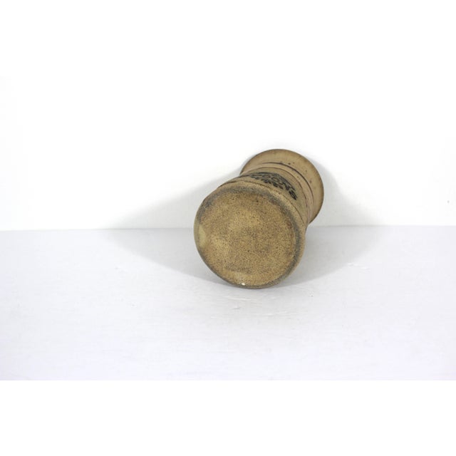 Ceramic Vintage Studio Pottery “Spoons” Holder Kitchen Stoneware Container For Sale - Image 7 of 7