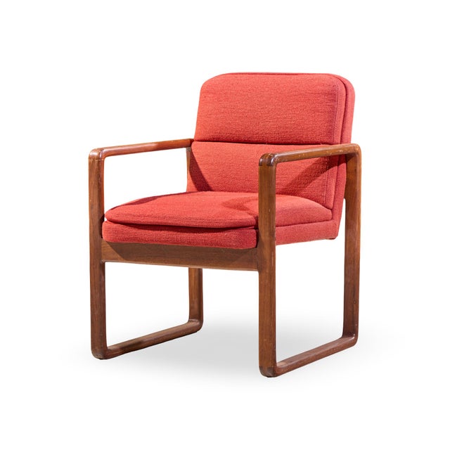 Milo Baughman Style Mid Century Oak Dining Chairs - Set of 6 For Sale In Chicago - Image 6 of 6