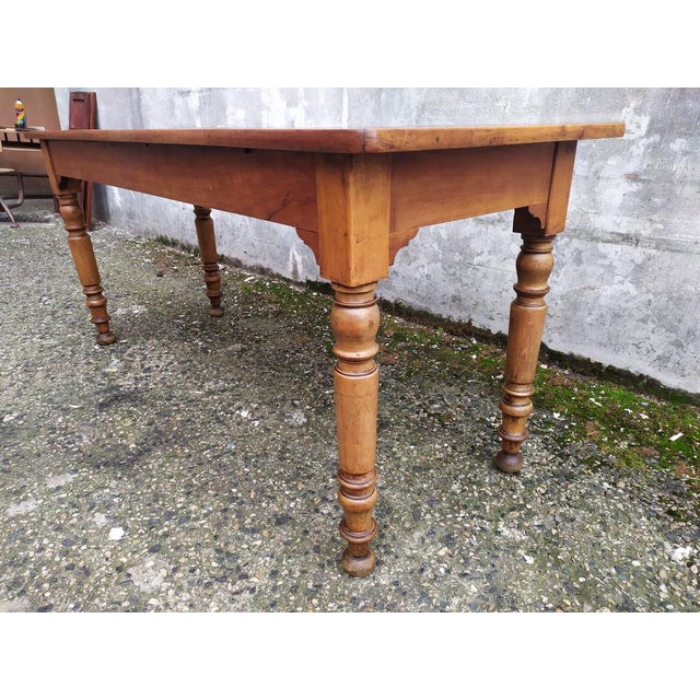 Walnut Bistro Table For Sale - Image 6 of 16