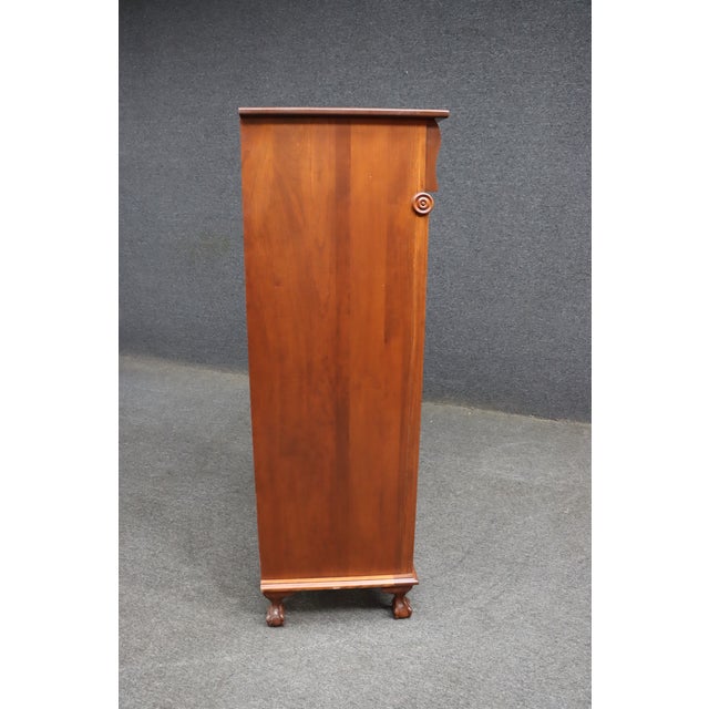 Dutch Designs Cherry Lingerie Chest on Ball & Claw Feet For Sale - Image 9 of 12