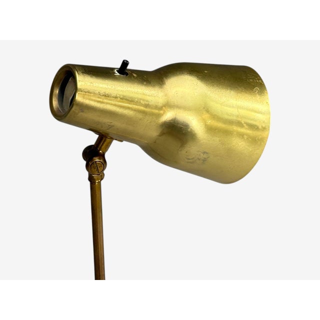 Brass 1960s Falkenbergs Belysning, Floor Lamp, Brass For Sale - Image 8 of 11