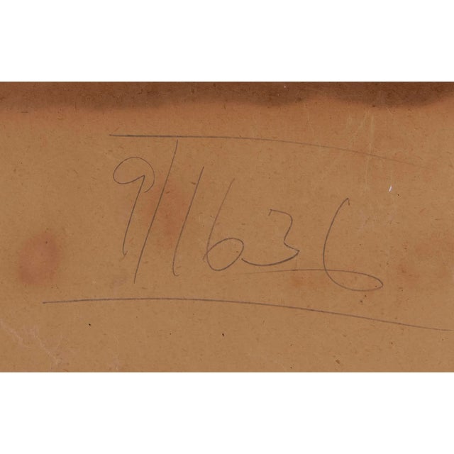 Brown Watercolor Landscape Painting Signed J H Twachtman (1853-1902) For Sale - Image 8 of 8