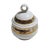 This elegant Fine Bohemian Porcelain covered sugar bowl by Thun Carlsbad features an exquisite, reflective band of...