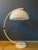 Mid-Century White Flexible Snake Mushroom Floor Lamp from Dijkstra For Sale - Image 6 of 11