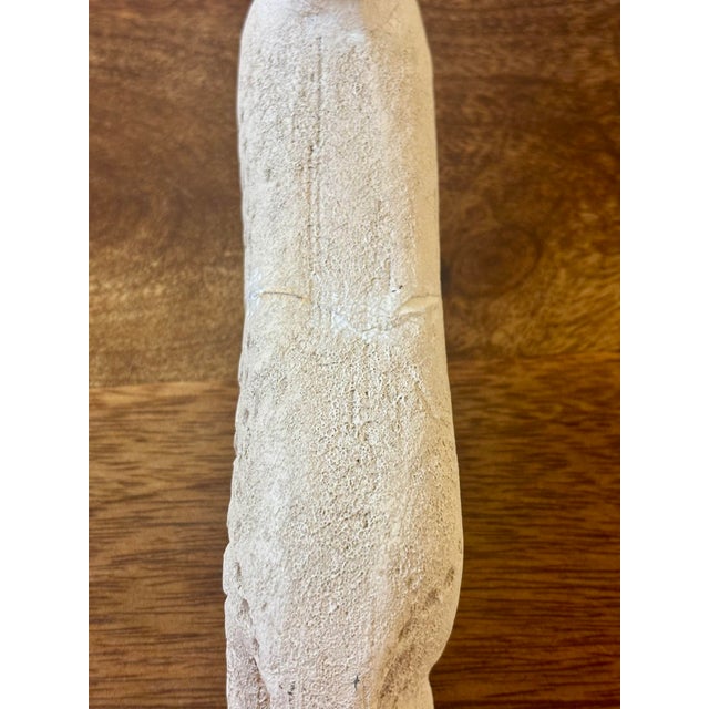 Mid 20th Century Vintage Bitossi Cat Sculpture Flavia Italy - Textured Ceramic Signed For Sale - Image 5 of 6