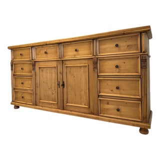 Antique Apothecary Shop Cabinet in Softwood For Sale