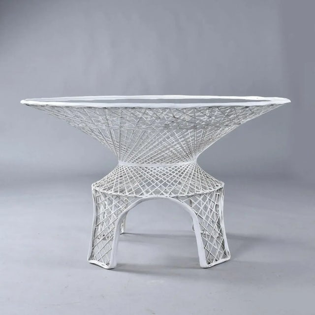 Restored Russell Woodard Vintage Spun Fiberglass Outdoor Dining Set For Sale - Image 11 of 12