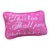 Hand-Embroidered Needlepoint "This Too Shall Pass" Original Pillow For Sale