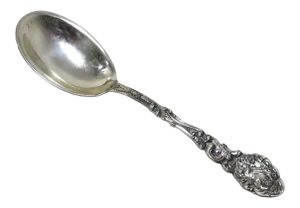 Antique Gorham Manufacturing Co. Versailles Pattern Sterling Silver Sugar Spoon