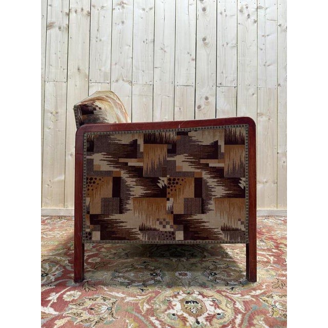 Artist: None Period: 20th century Style: Art Deco Condition: En l'etat Material: Solid wood Length: 118Width: 70Diameter:...