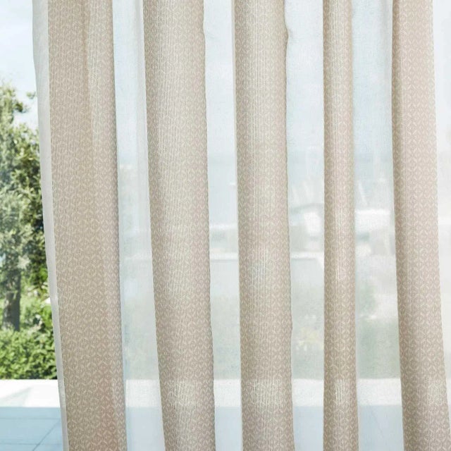 Harlequin Ether Fabric in Chalk/Incense - a Sample For Sale