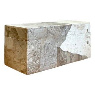 Vintage Tessellated Stone Box For Sale
