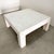 Vintage Square Postmodern Travertine Stone Parsons Coffee Table | 1980s Italian For Sale - Image 12 of 14