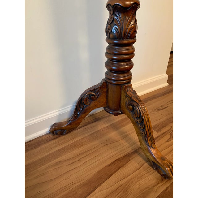 Mid 20th Century Victoria Mahogany Torchere Jardinere Stand For Sale - Image 5 of 6