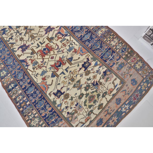 1960s Geometric Vintage Anatolian Carpet For Sale - Image 5 of 10