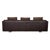 Model 6300 4-Seater Sofa and Ottoman in Brown Leather from Rolf Benz, Set of 2 For Sale - Image 16 of 18
